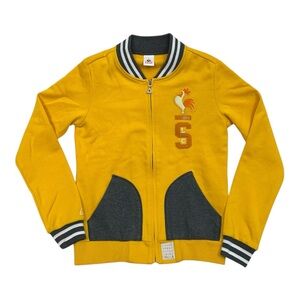 Le Coq Sportif Yellow Bomber Jacket - Size Small
